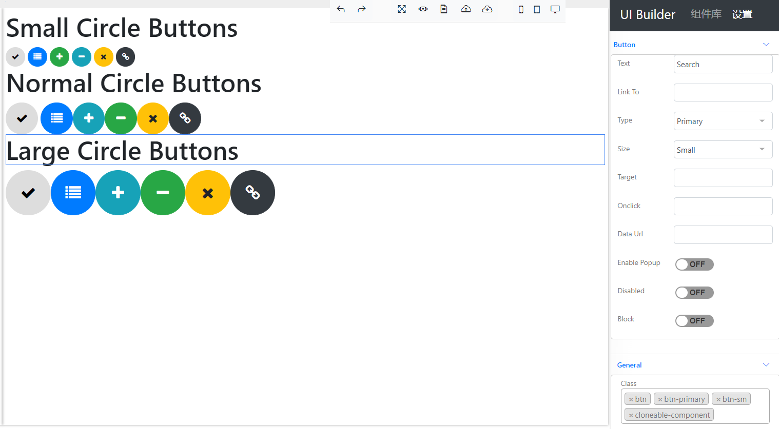 Rounded Button